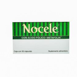 Nocele Acido Folico 400Mg 30 Caps
