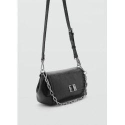 Bolso solapa cierre metálico