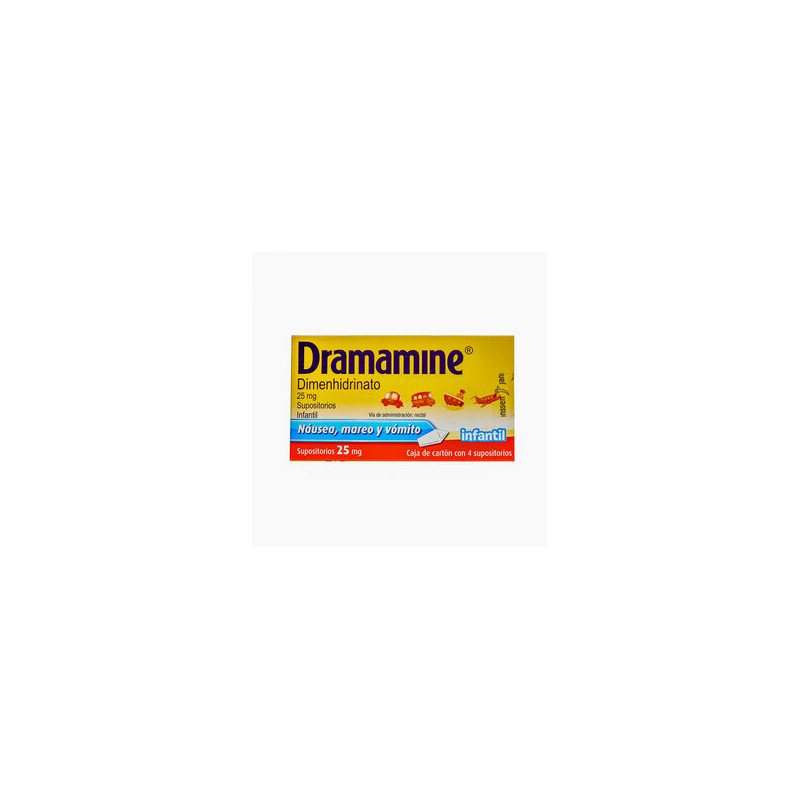 Dramamine Infantil 25Mg 4 Pzas