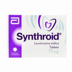 Synthroid 75Mcg 30 Tabs