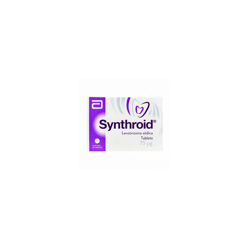 Synthroid 75Mcg 30 Tabs