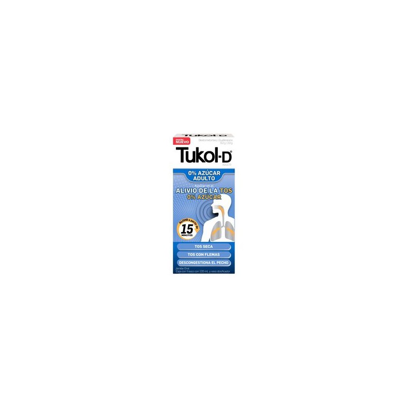 Tukol-D Jarabe Adulto 0% Azucar 120Ml