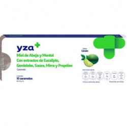 Yza Caramelo De Eucalipto Limon 10 Pzas