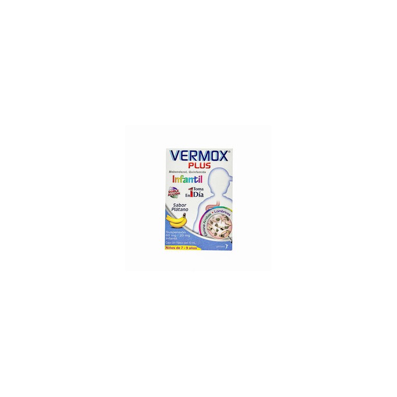 Vermox Plus Suspension Infantil 10Ml