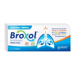 Broxol 30mg 20 tabs alivio rápido de la tos