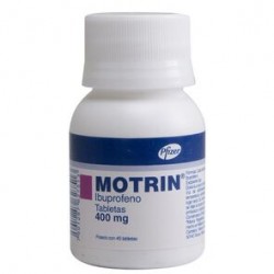Motrin 400mg 45 tabs alivio rápido del dolor