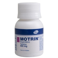 Motrin 400mg 45 tabs alivio rápido del dolor