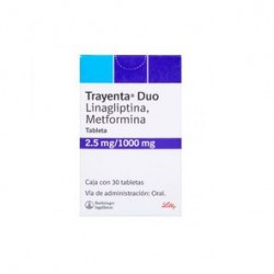 Trayenta Duo 2.5Mg/1000Mg 30 Tabs