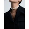 Collar triple perlas