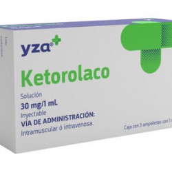 Yza Ketorolaco 30Mg/Ml 3 Amp