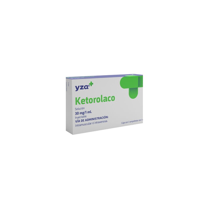 Yza Ketorolaco 30Mg/Ml 3 Amp