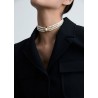 Collar triple perlas