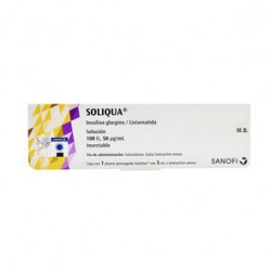 Soliqua Solucion In 100U/50Mcg/M 1 Pluma