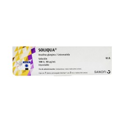 Soliqua Solucion In 100U/50Mcg/M 1 Pluma
