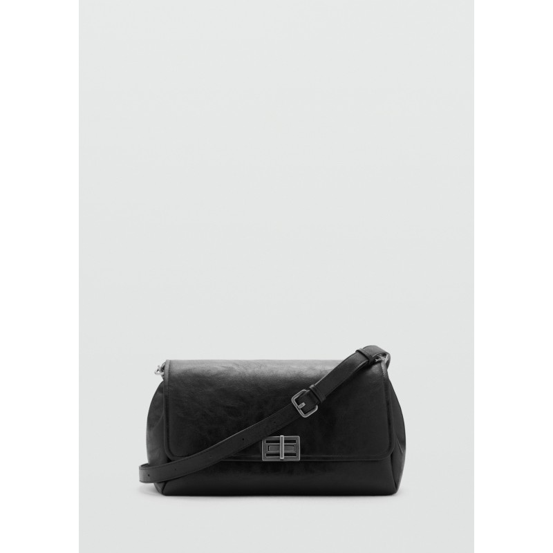 Bolso solapa cierre metálico