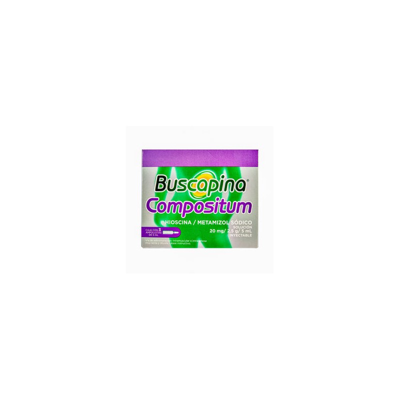 Buscapina Compositum 20Mg/2.5G 3 Amp X 5Ml