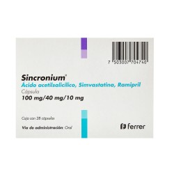 Sincronium C 100Mg/40Mg/10Mg 28 Comp