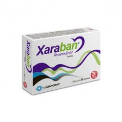 XARABAN 20MG 28 TABS