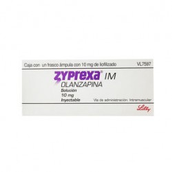 Zyprexa Im Polvo Solucion Inyec 10Mg 2Ml