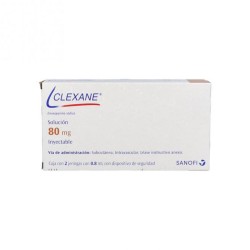 Clexane Inyectable 80Mg 2 Jga X 0.8Ml