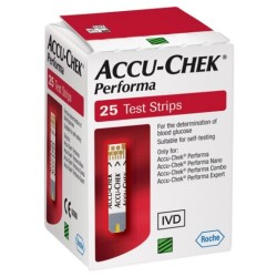 Accu-Chek Tiras Performa 25 Pzas