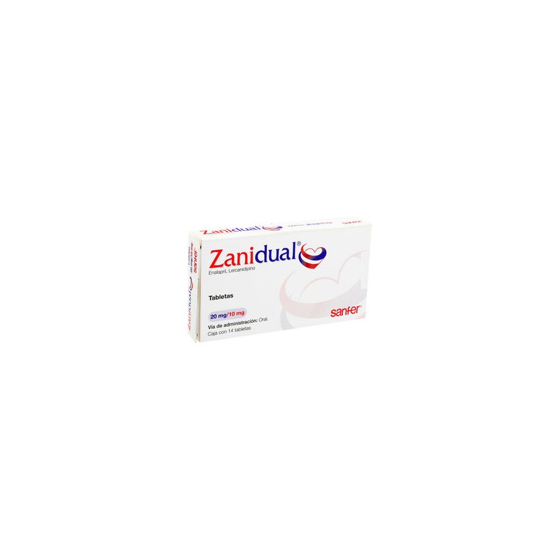 Zanidual 20Mg/10Mg 14 Tabs