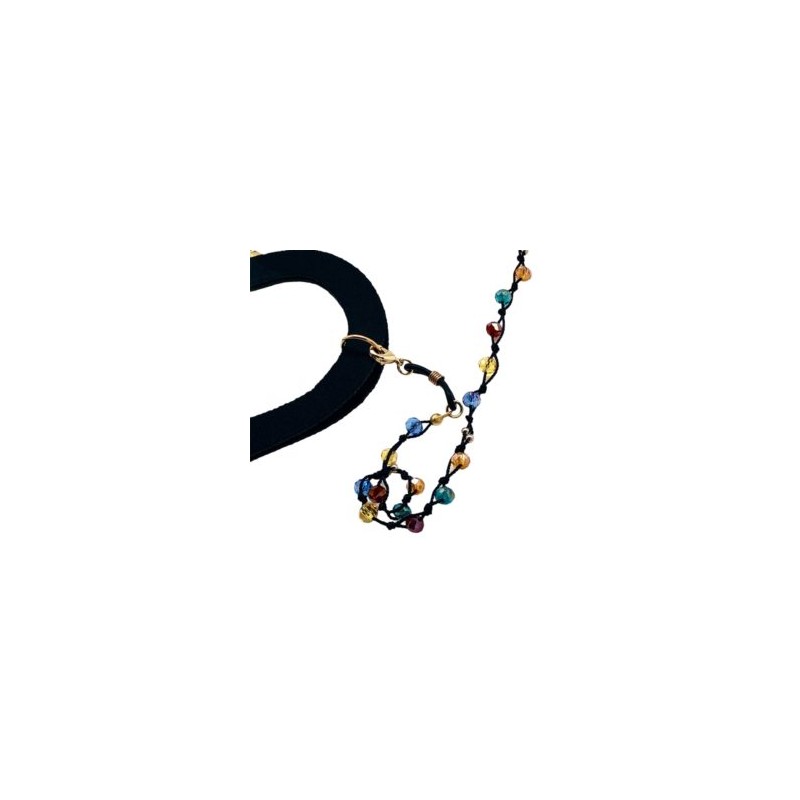 Cadena para tapa bocas o lentes con cristal checo