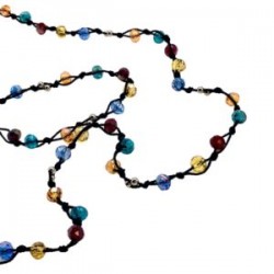 Cadena para tapa bocas o lentes con cristal checo