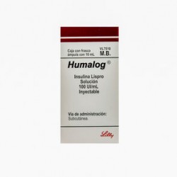 Humalog Frasco Ampula 100Ui/Ml 10Ml