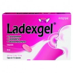 LADEXGEL C/12 CAPS (PARACETAMOL, LORATADINA, DEXTR...