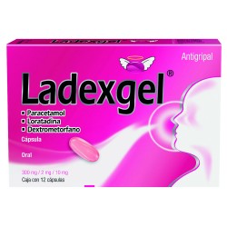 LADEXGEL C/12 CAPS (PARACETAMOL, LORATADINA, DEXTR...