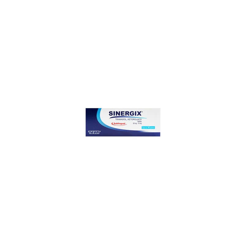 Sinergix Sublingual 25Mg/10Mg 10 Tabs