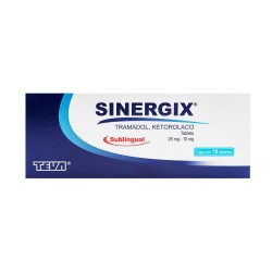 Sinergix Sublingual 25Mg/10Mg 10 Tabs
