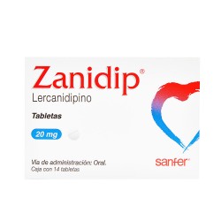 Zanidip 20 Mg Tab 14
