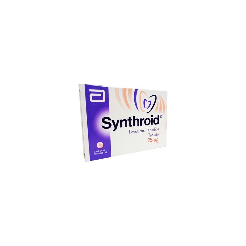 Synthroid 25Mcg 30 Tabs
