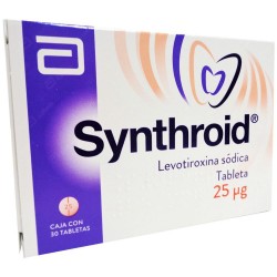 Synthroid 25Mcg 30 Tabs