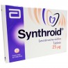 Synthroid 25Mcg 30 Tabs