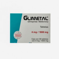 Glimetal 4Mg/1000Mg 30 Tabs