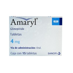 Amaryl 4Mg 15 Tabs