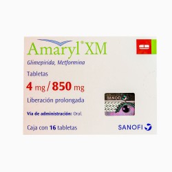 Amaryl Xm 4Mg/850Mg 16 Tabs