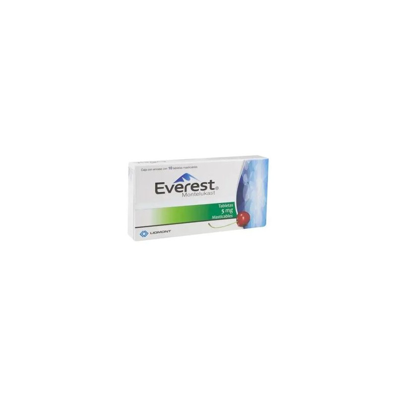 Everest Masticable 5Mg 10 Tabs