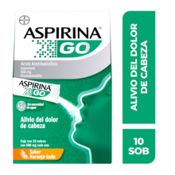 Aspirina Go 500Mg 10 Sobres
