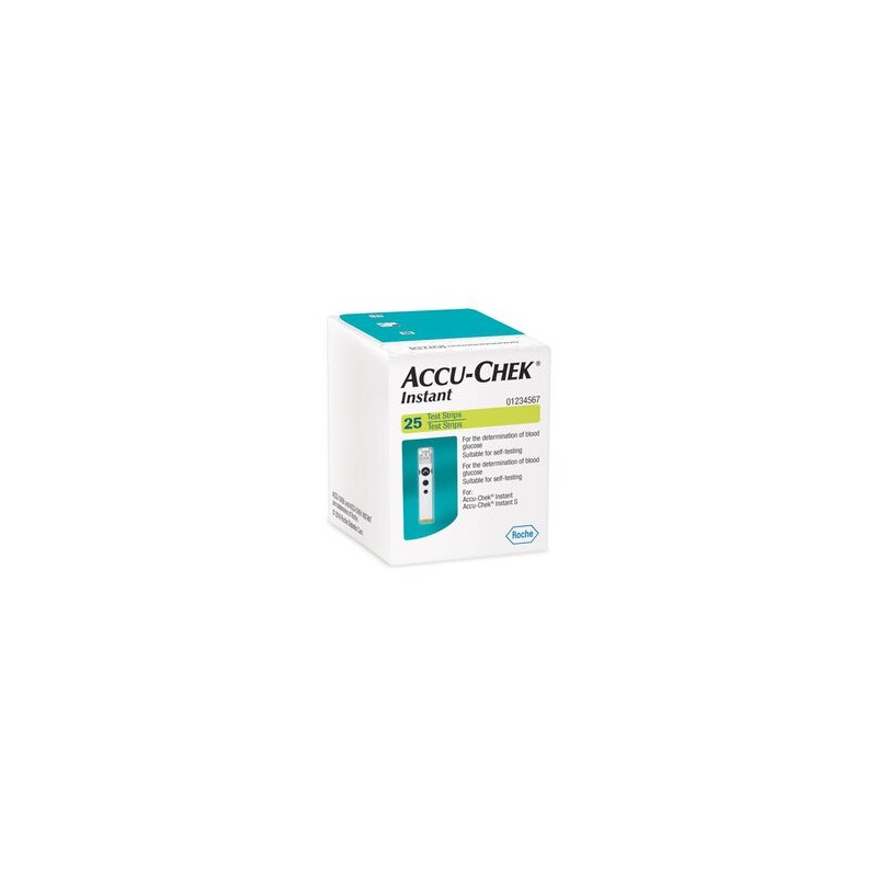 Accu-Chek Instant Tiras Glucosa 25 Pzas