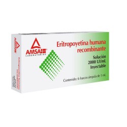 Eritropoyeti Recombinan 2000Ui/Ml 6 Frcs