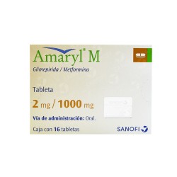 Amaryl M 2Mg/1000Mg 16 Tabs
