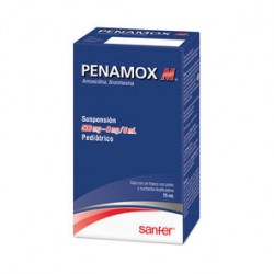 Penamox M Suspension 500Mg/8Mg 75Ml