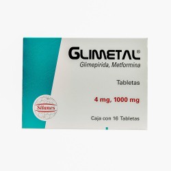 Glimetal 4Mg/1000Mg 16 Tabs