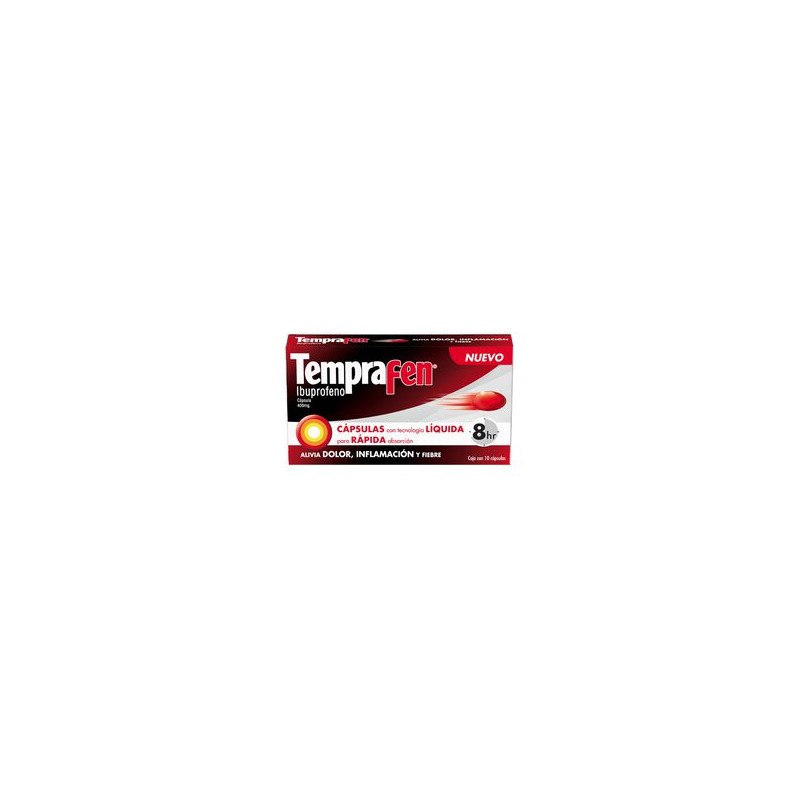 Temprafen Ibuprofeno 400mg 10 cásulas líquidas