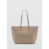 Bolso shopper efecto abatanado