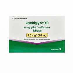 Kombiglyze Xr 2.5Mg/1000Mg 28 Tabs